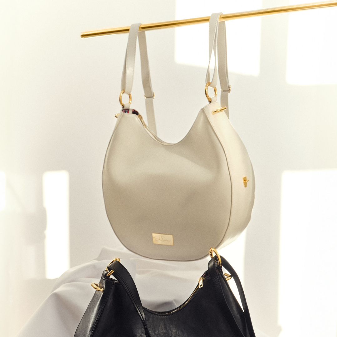 Yve Bag als Rucksack in creme