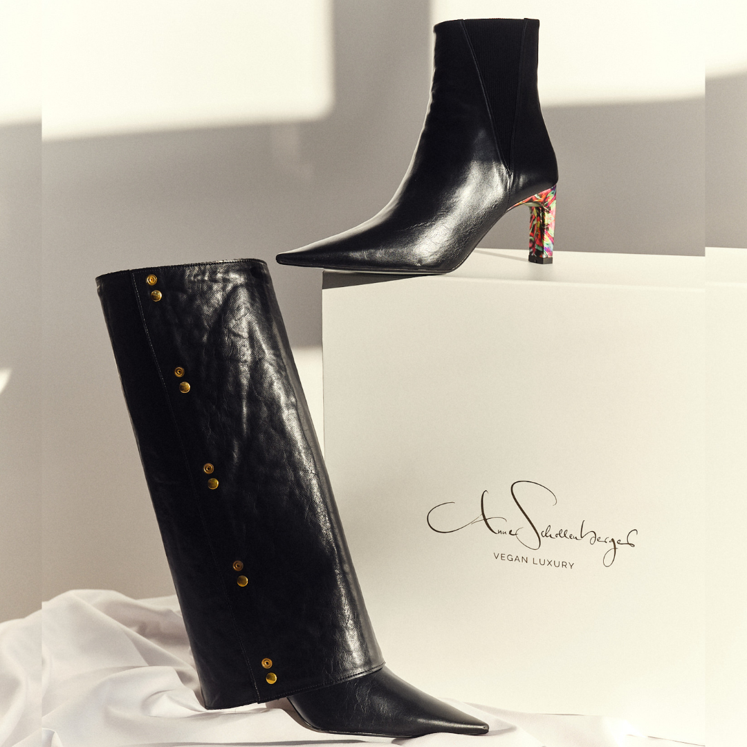 Stiefel Yve in schwarz als Ankle Boots und mit Highschaft