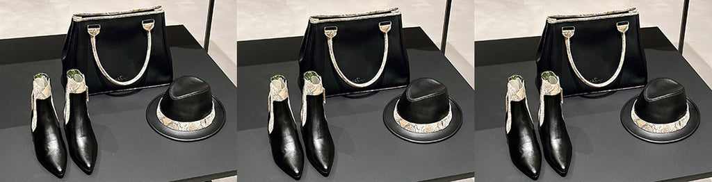 Vegane Handtaschen, Schuhe und Hüte bei Jades Düsseldorf