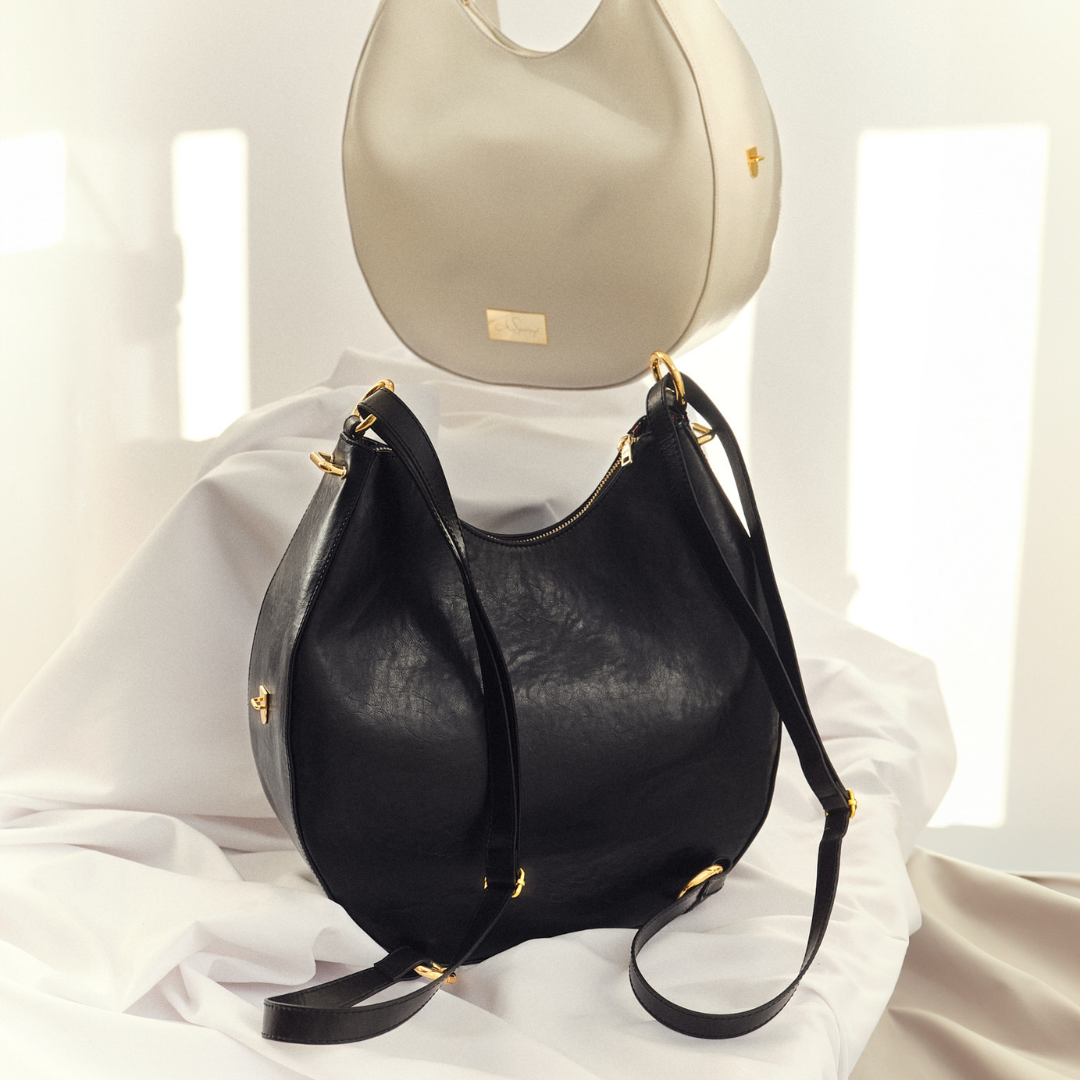 Yve Bag als Rucksack in schwarz